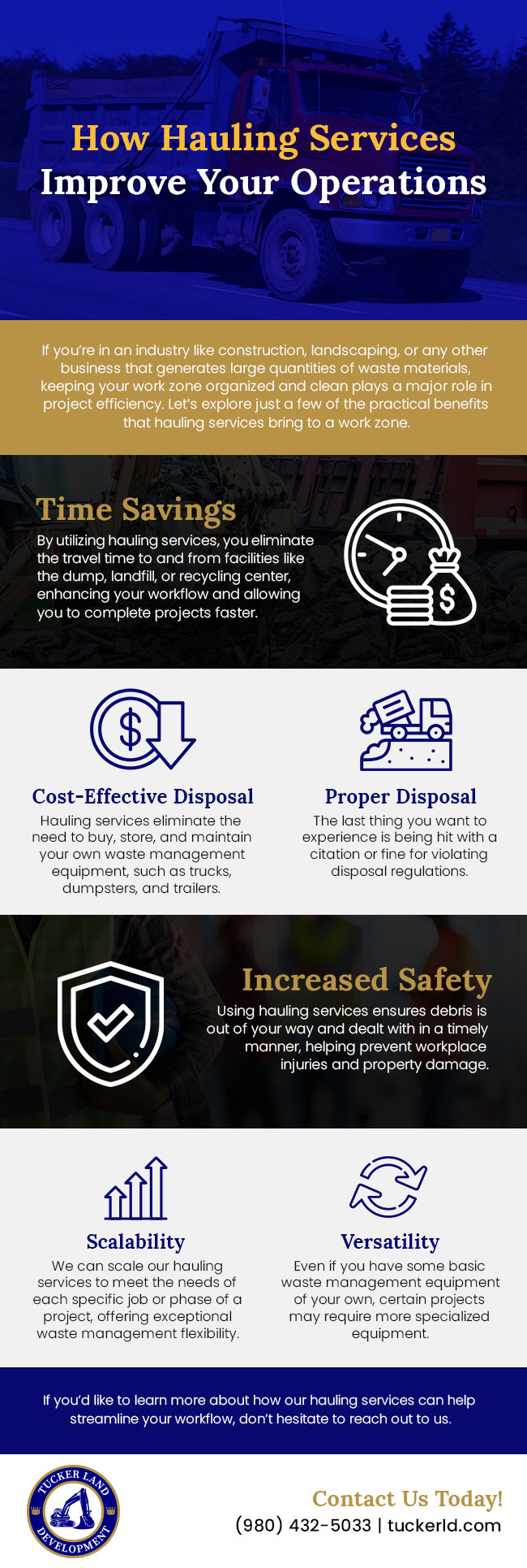 How Hauling Services Improve Your Operations [infographic] | Tucker ...